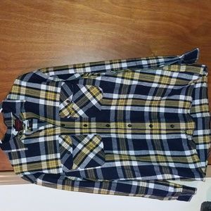 5 Brothers Heavyweight Men's Large Plaid Flannel L.S. Shirt Style 5200